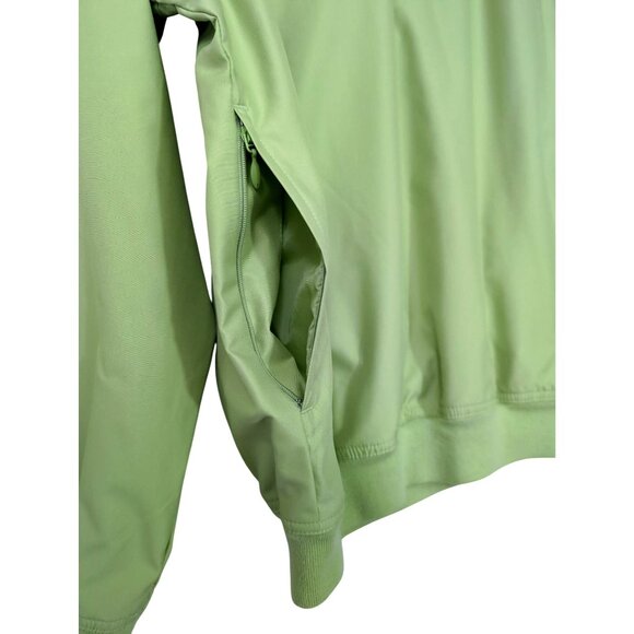 Raes Creek Pullover Windbreaker Womens M Green Golf Vented V-Neck Long Sleeve - Picture 5 of 10